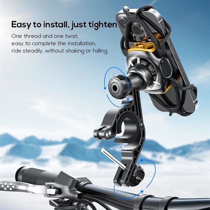 MEMO GW05 Mountain Bike Mobile Phone Holder Anti Shake Motorcycle Mobile Cell Phone Cooling Bracket Phone Holder best