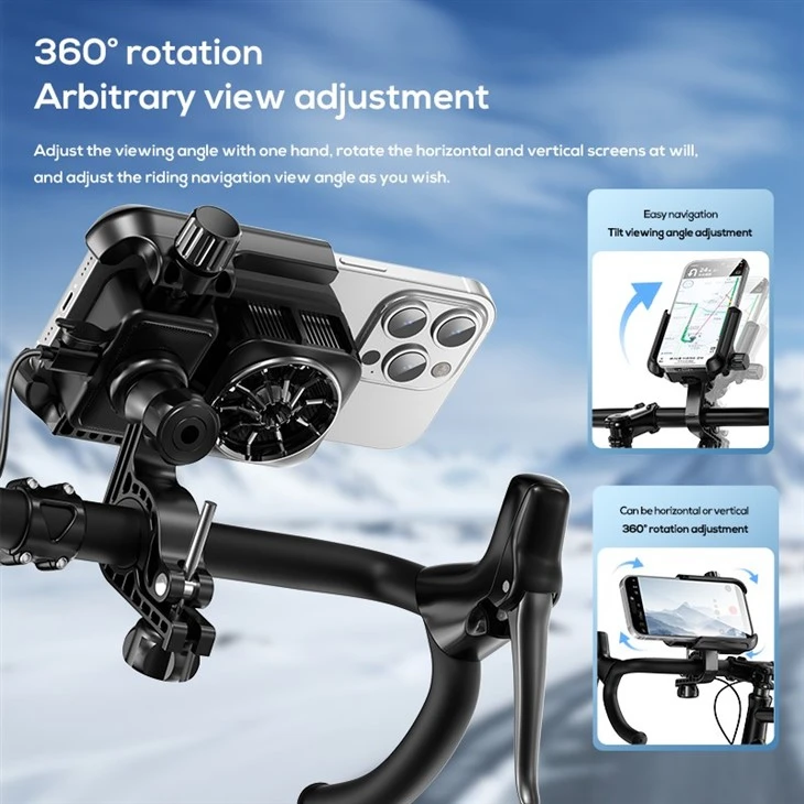 MEMO GW06 Bike Motorbike Phone Cooling Holder For E Bike Bicycle Motorcycle high quality
